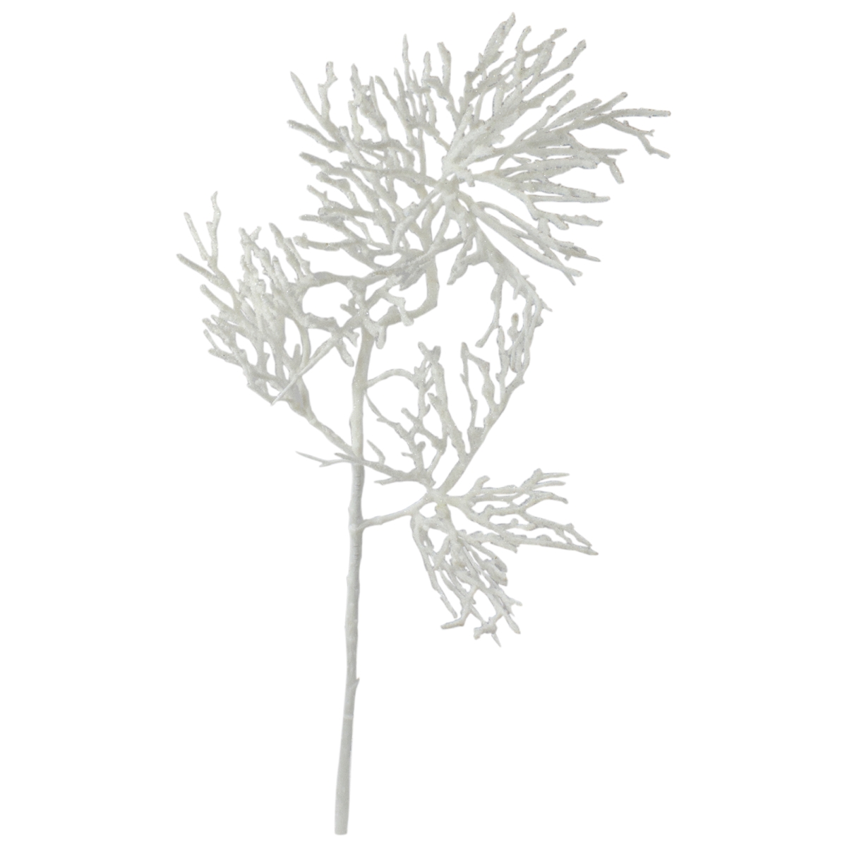 34314290 22 in. Frosted Twig Artificial Christmas Spray, White