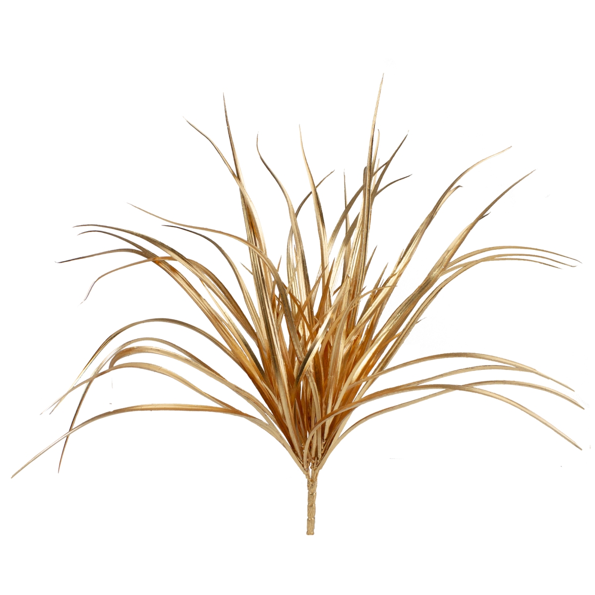 34314292 19 in. Glittered Artificial Grass Christmas Spray, Gold