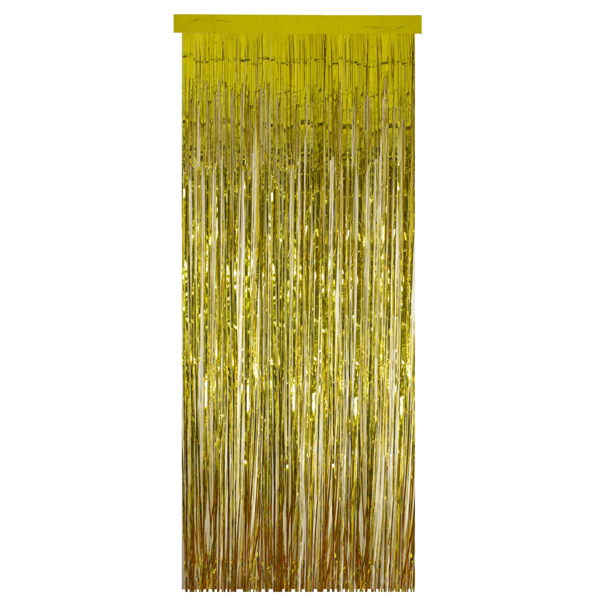 Picture of Northlight Seasonal 34338802 3 x 8 ft. Tinsel Christmas Window or Door Curtain&#44; Gold