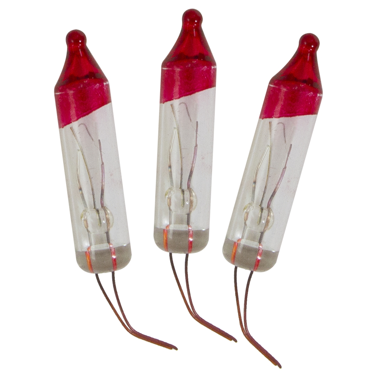 34294798 3.5V Clear Flasher Christmas Replacement Bulbs - Pack of 3