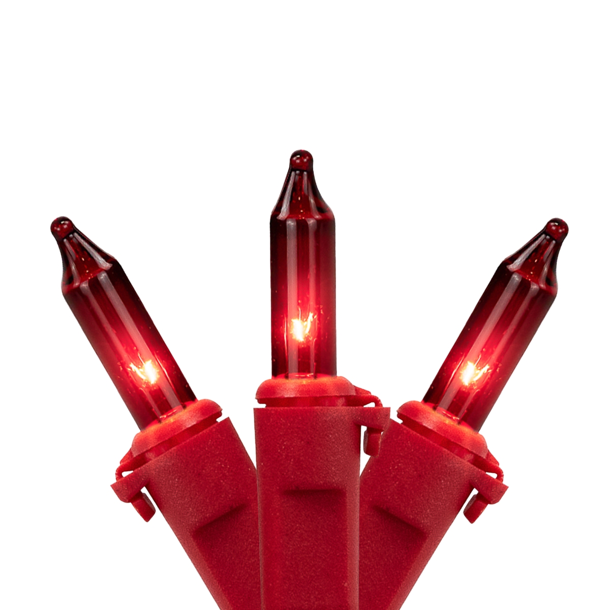 Picture of Northlight 34619137 10 ft. Red Mini Christmas Light Set - Red Wire - 50 Count