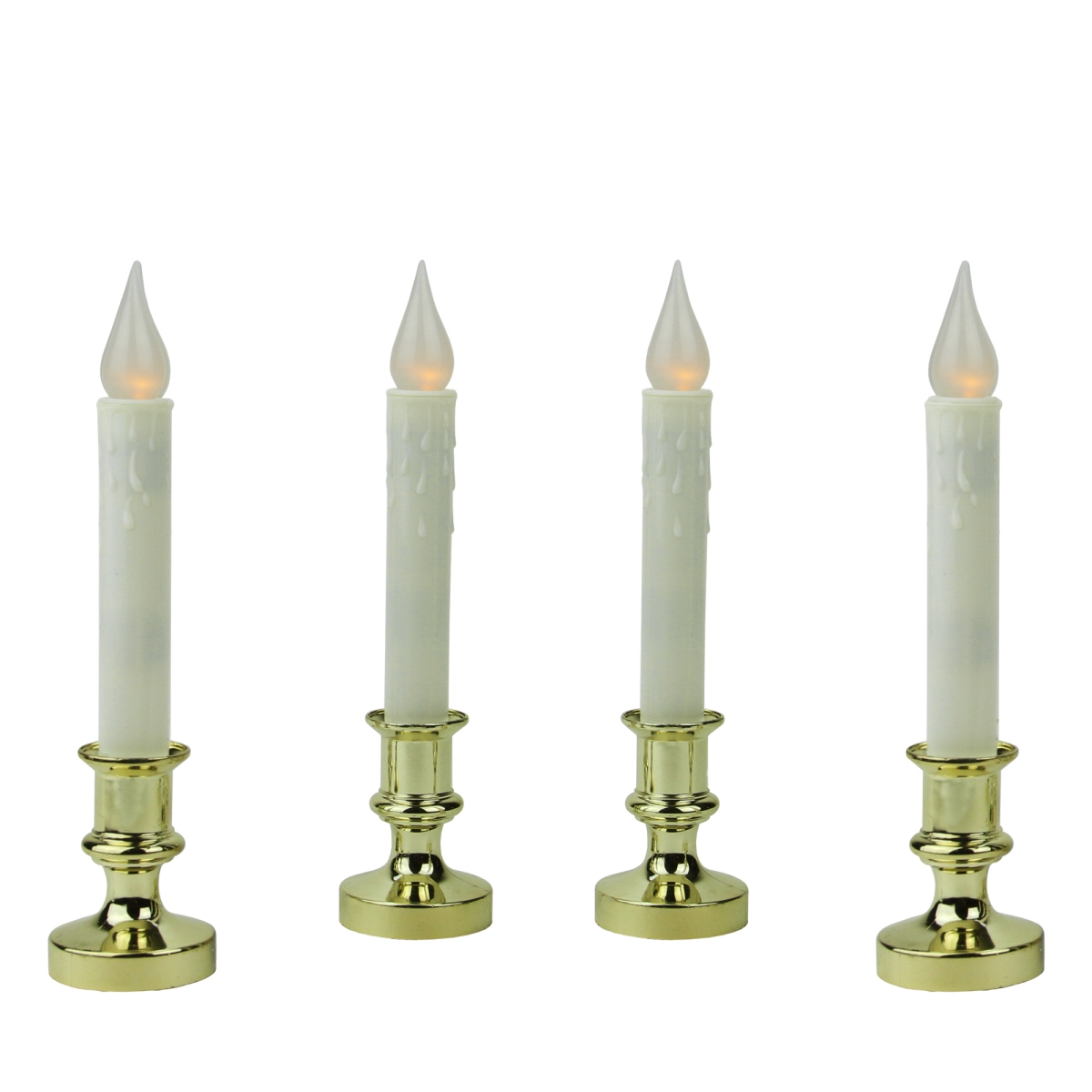 Picture of Northlight 35838583 8.5 in. LED C5 Flickering Christmas Candle Lamps with Timer - Set of 8