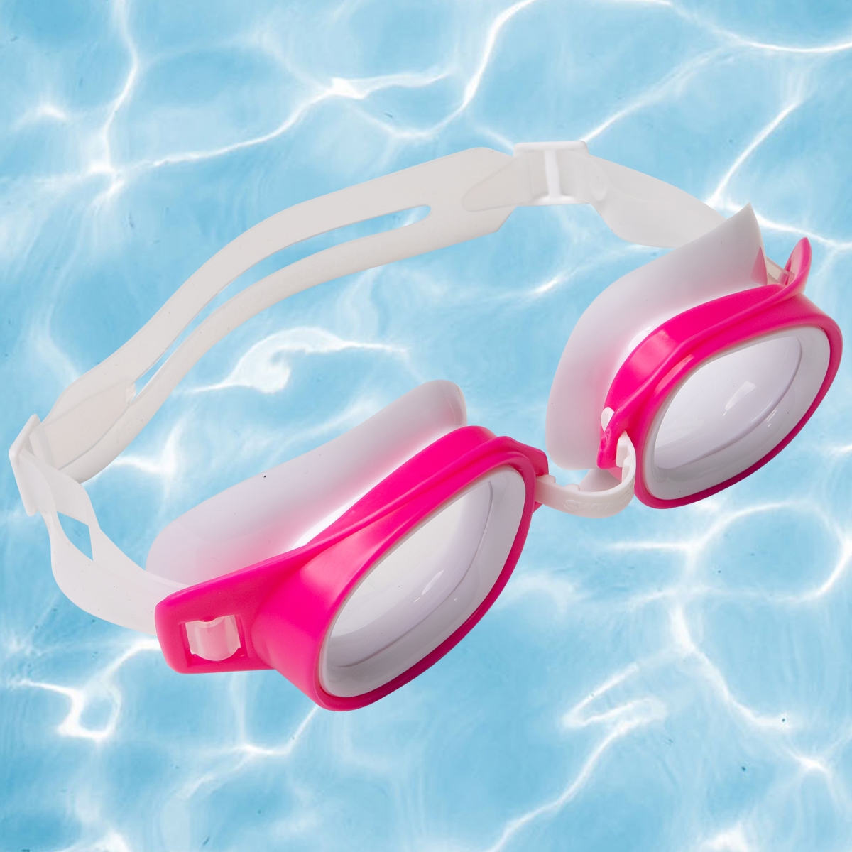 35836509 6.25 in. St. Lucia Swimming Pool Goggles - Pink