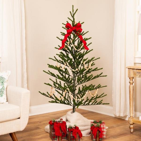 Picture of Northlight 35764750 5 ft. Full Alpine Coral Artificial Christmas Tree - Green & Unlit