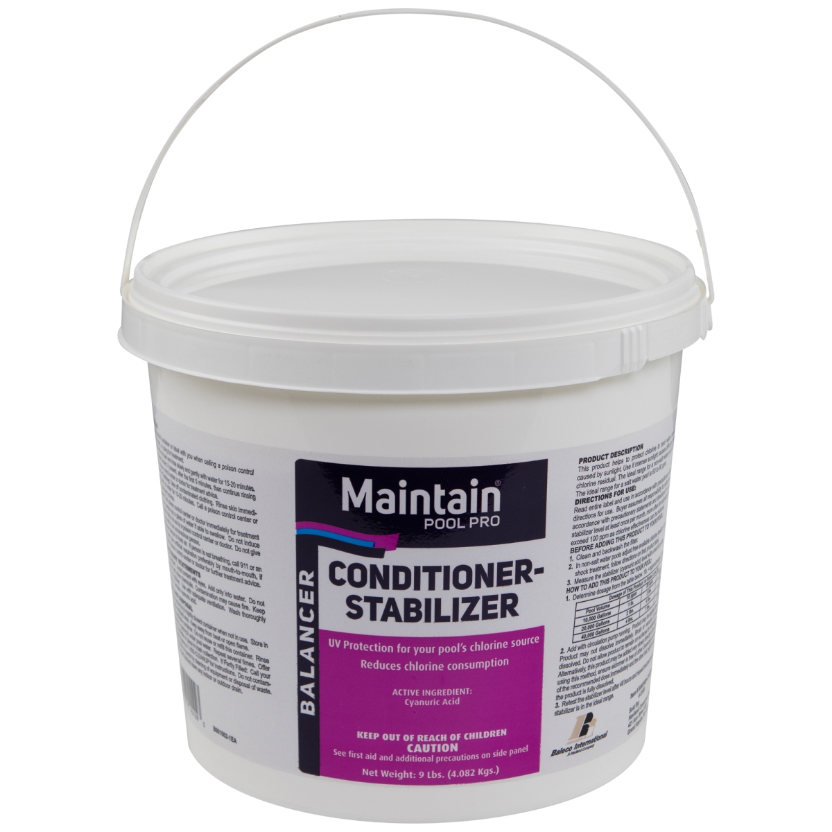 35855338 Maintain Pool Pro Balancer Conditioner Stabilizer - 9 lbs.