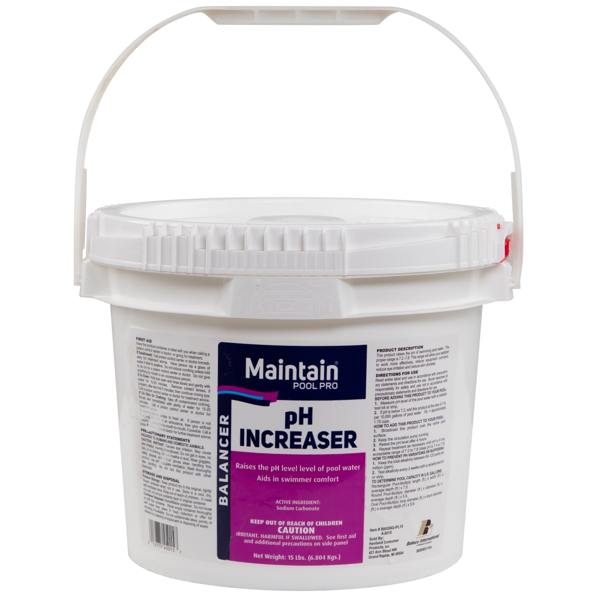 35855337 Maintain Pool Pro Balancer pH Increaser - 25 lbs.