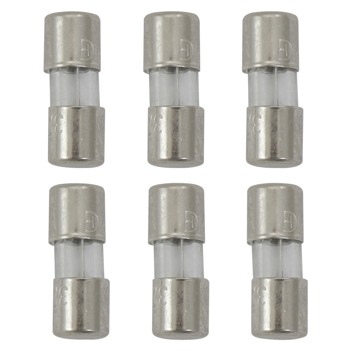34294799 3A Replacement Fuses for C7 or C9 Christmas Lights - Silver - Pack of 2