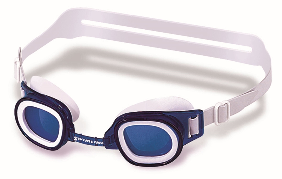 32750709 6 in. Recreational Junior Swimming Goggles Pool Accessory - Blue