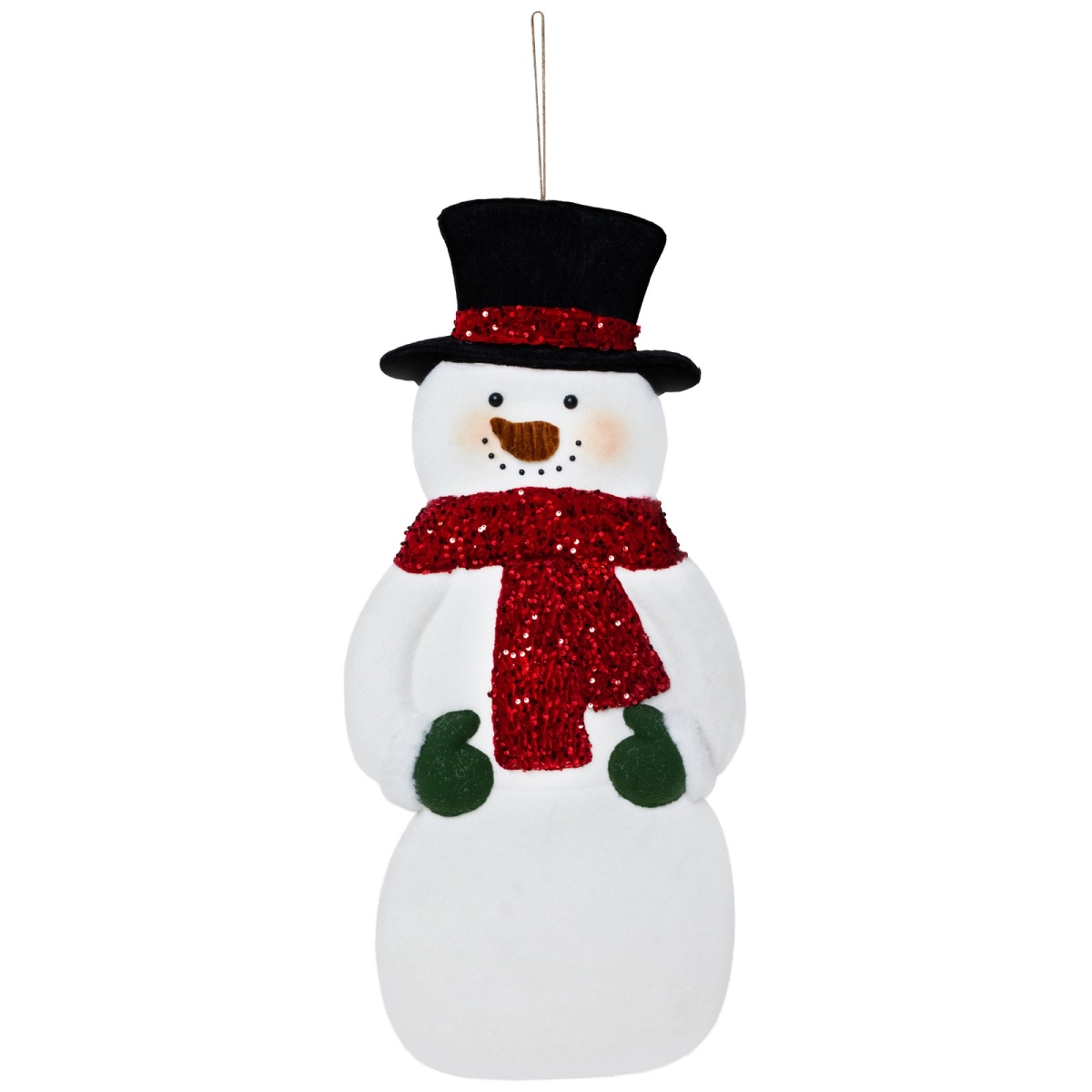 35848850 Snowman Hanging Wall Christmas Decoration - 3 ft. - White