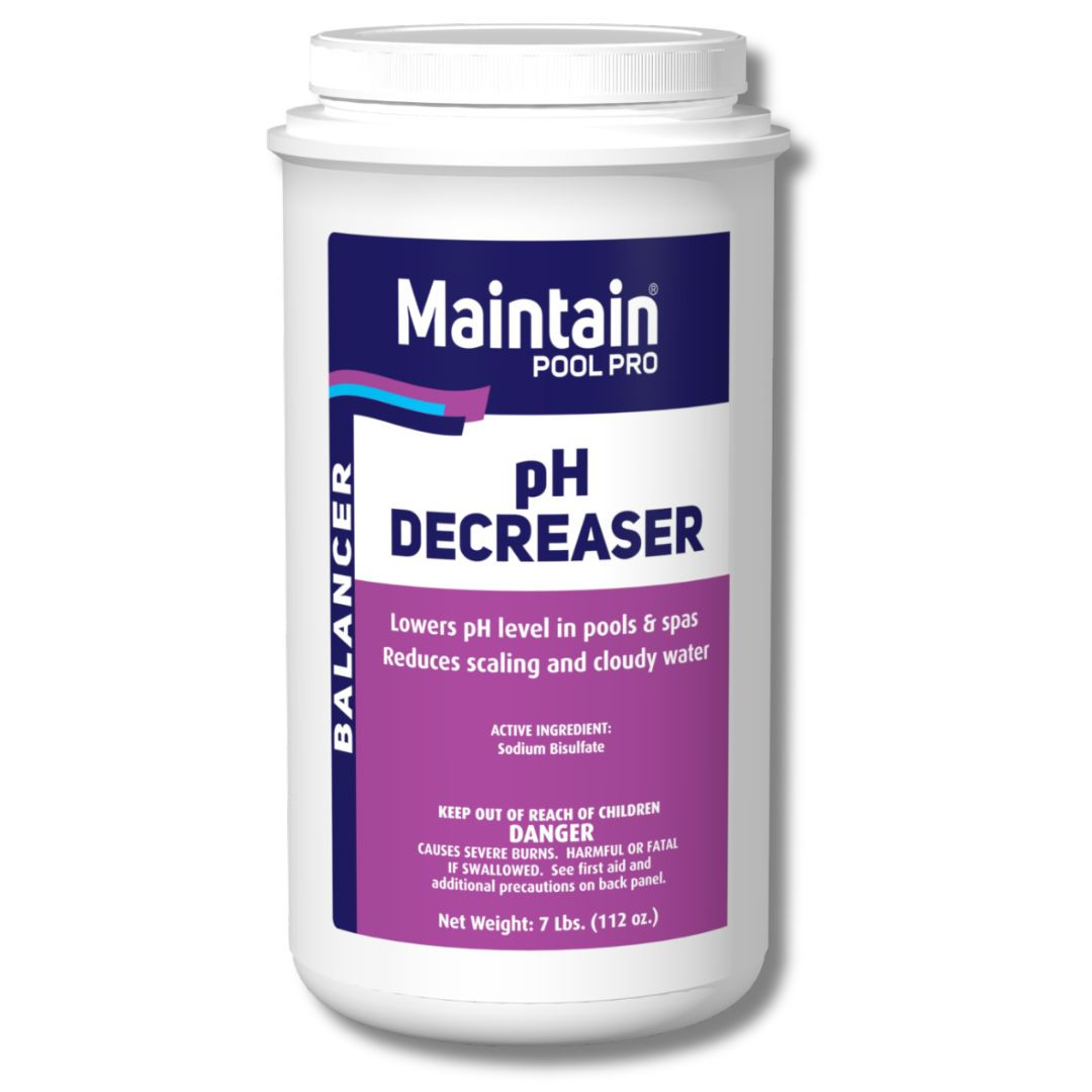35855335 7 lbs Maintain Pool Pro Balancer pH Decreaser - White