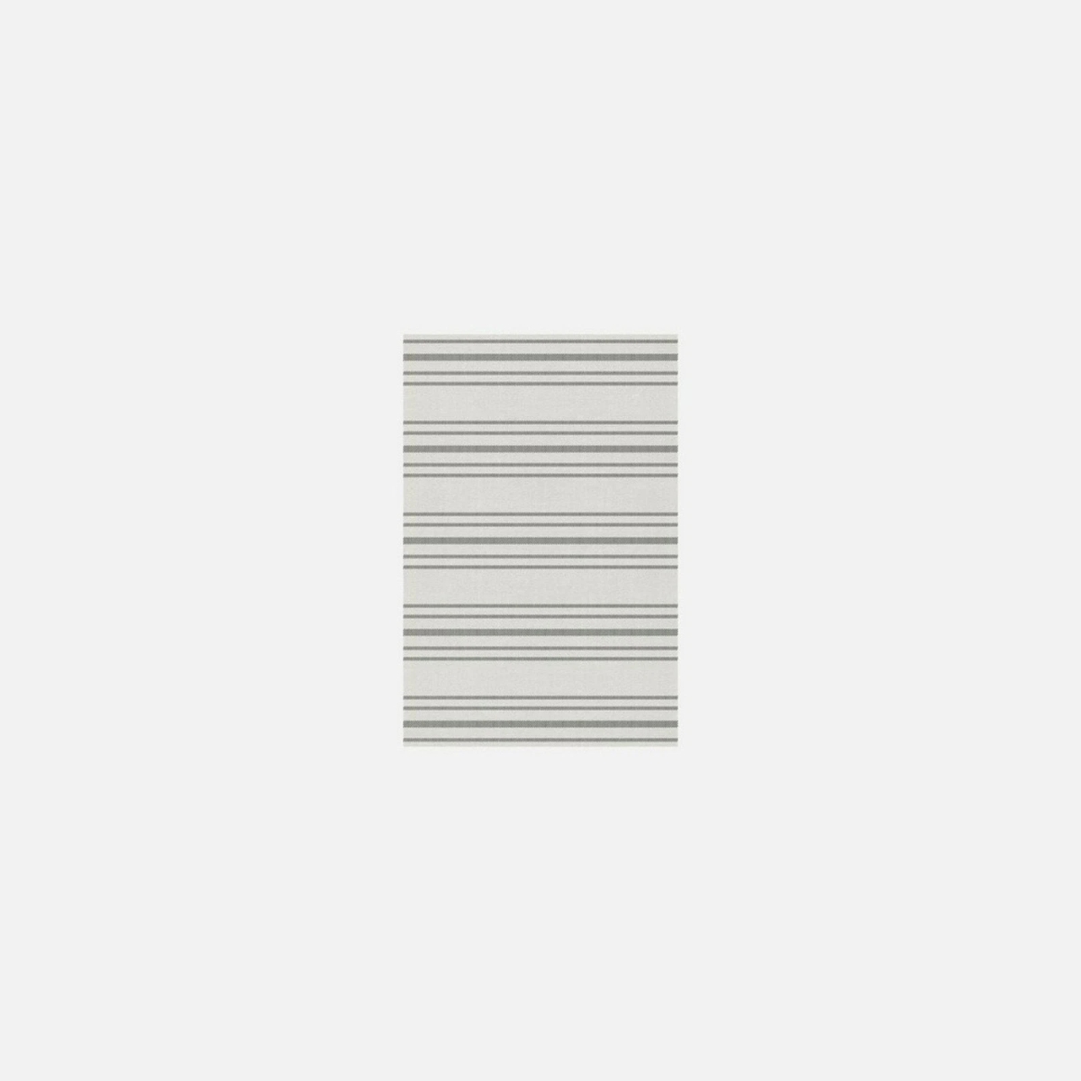 36242090 24 x 36 in. Ticking Striped Rectangular Outdoor Accent Area Rug - Beige & Green