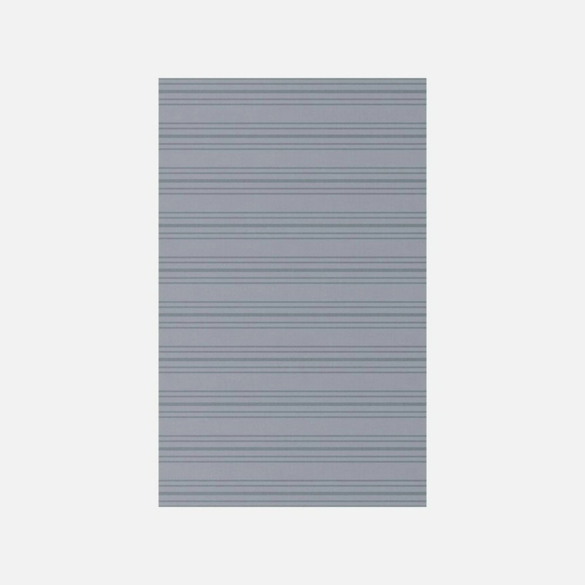36242093 60 x 96 in. Rectangular Ticking Striped Outside Area Rug - Gray
