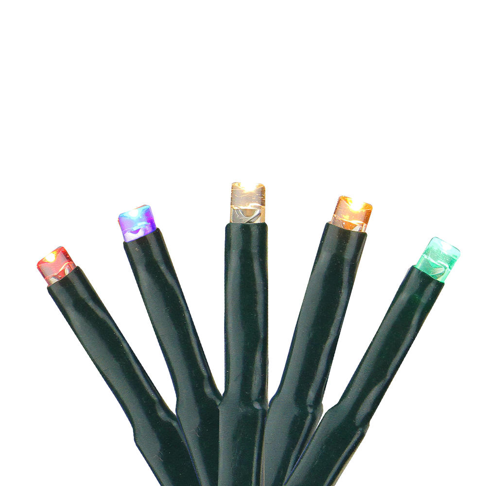 33372525 LED 8-Function Cluster Christmas Lights with 20 ft. Green Wire, Multi Color - 240 Count