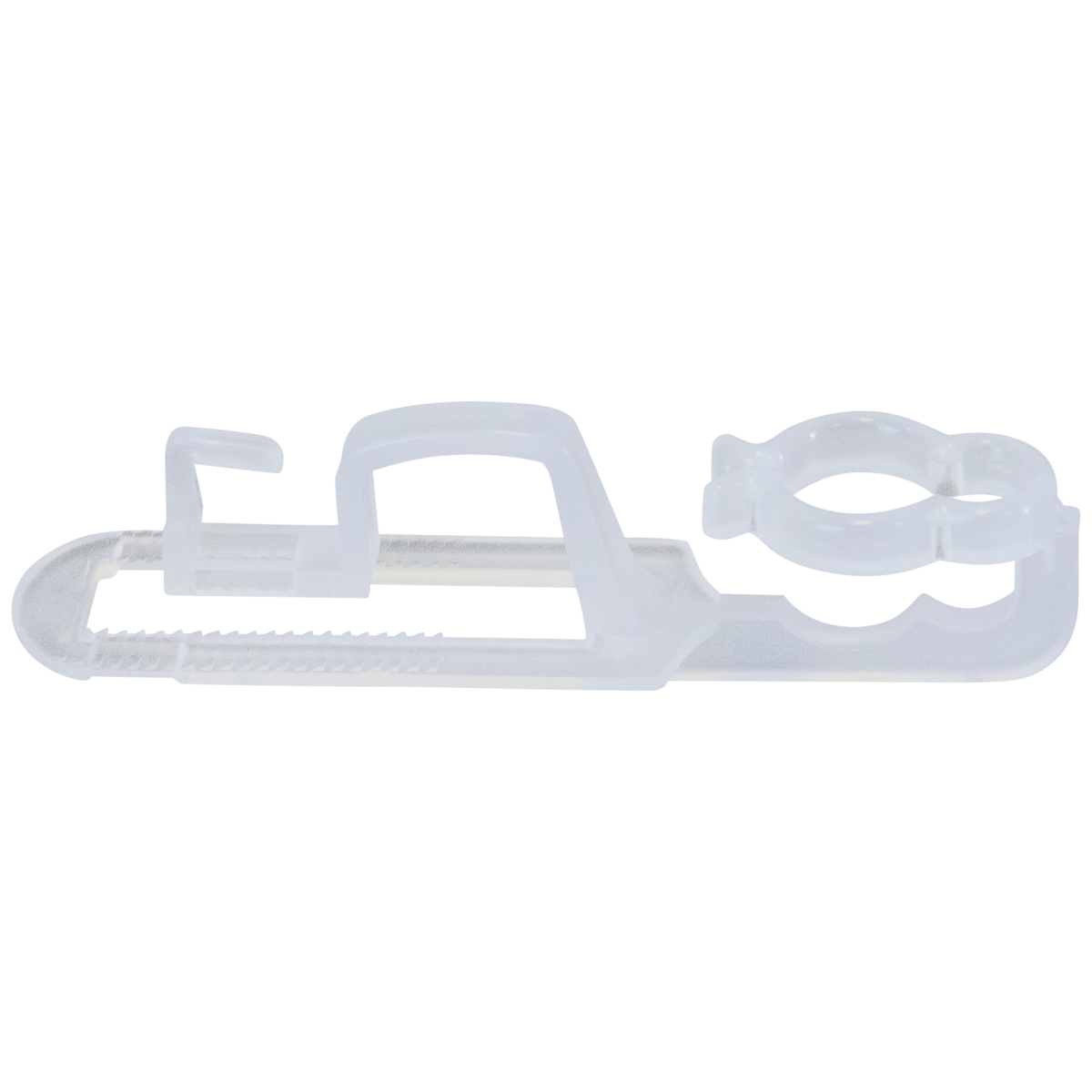 35835155 All in One Transparent Outdoor Christmas Light Gutter Shingle Clips, Clear - 100 Piece