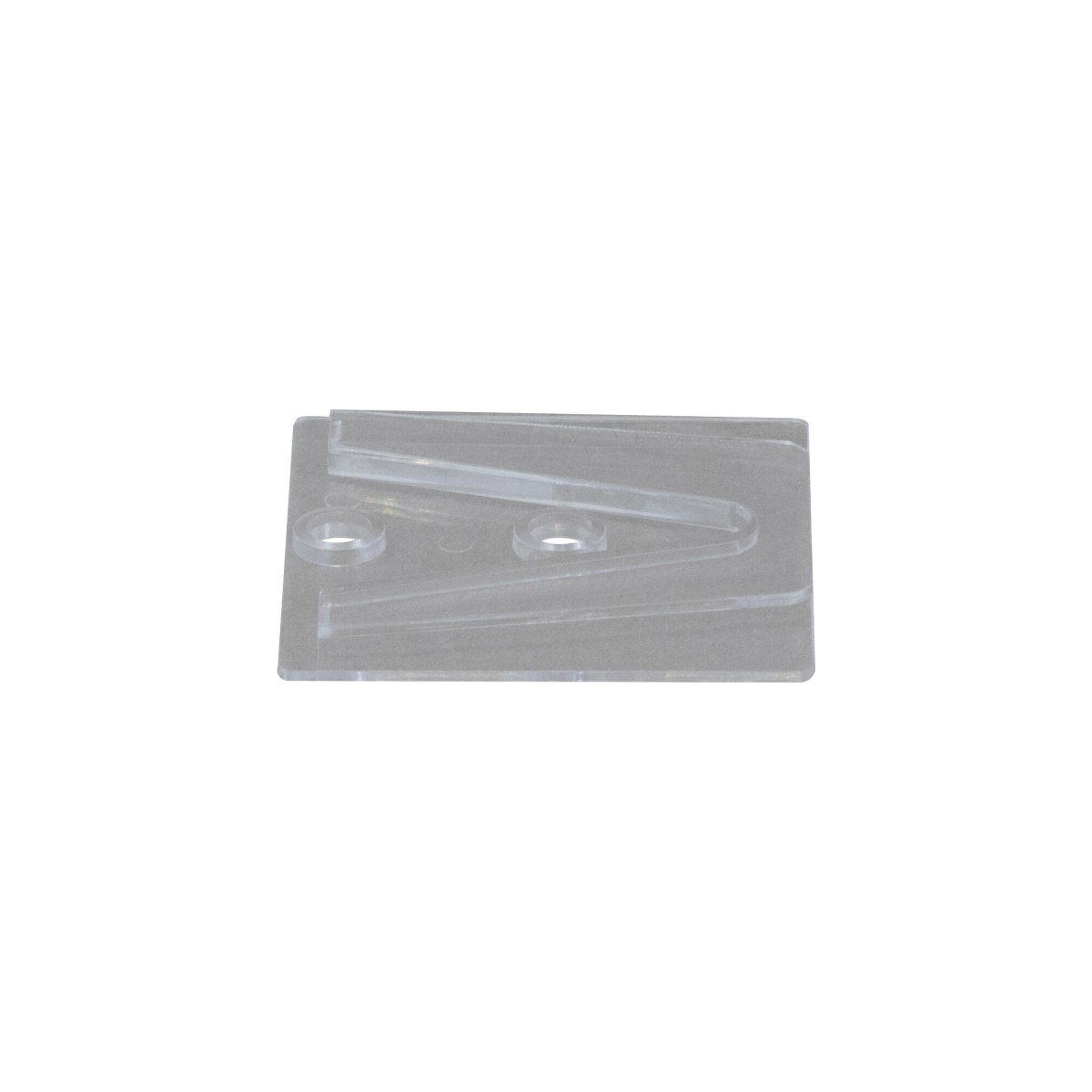 35835157 Parapet Clips for Use with Shingle Tab Christmas Clips, Clear - 100 Piece