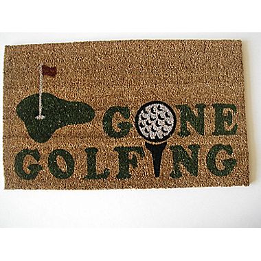 18 x 30 in. PVC Backed Stencilled Coco Mat