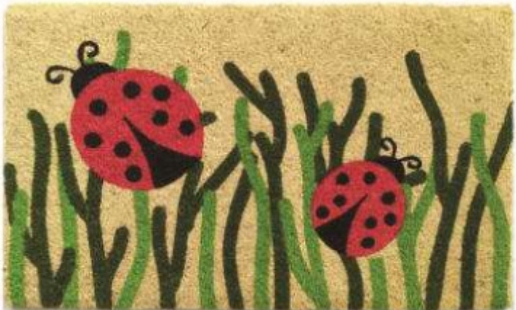 G268 18 x 30 in. Coir Lady Bugs Welcome Doormat