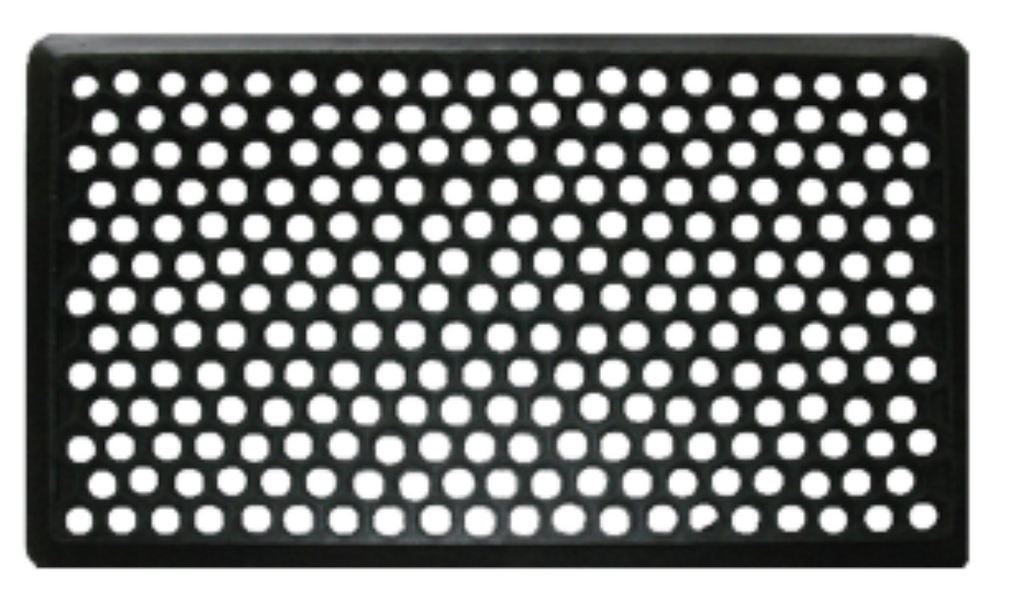 G335 18 x 30 in. Honey Comb Welcome Doormat, Rubber