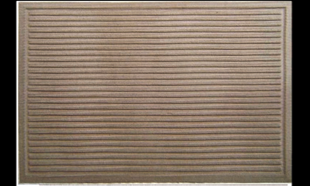 G549-30 17.5 x 29.5 in. Aqua-Loc Horizontal Lines Doormat, Polypropylene
