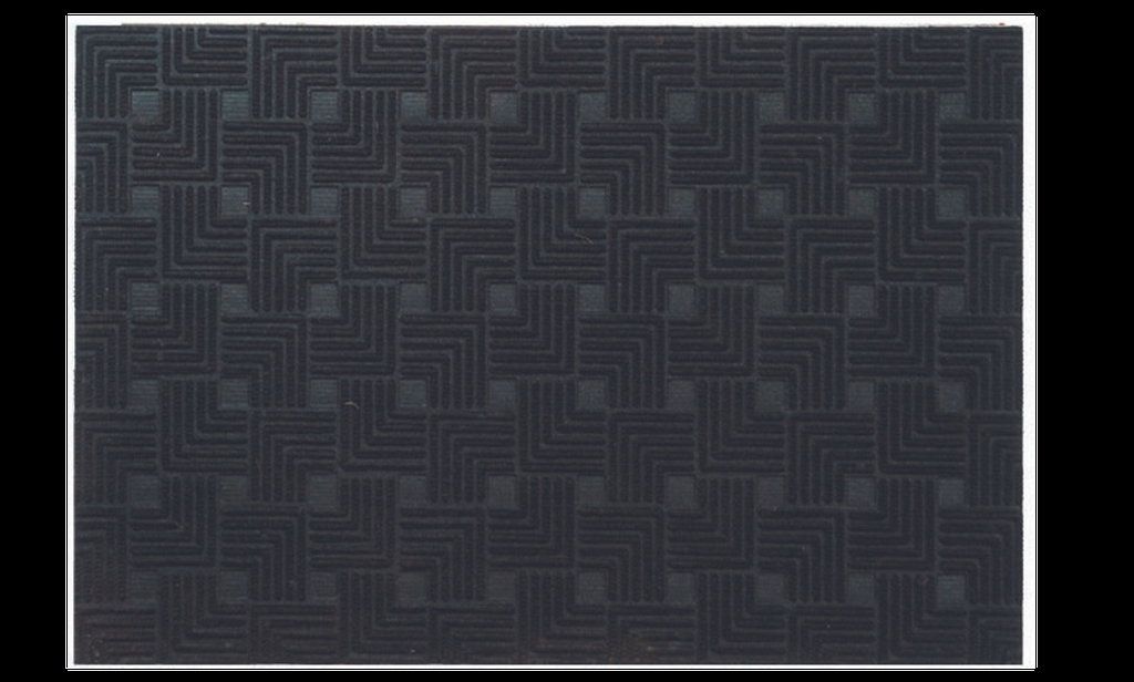 G552 17.5 x 29.5 in. Aqua-Loc Square Weave Doormat, Polypropylene