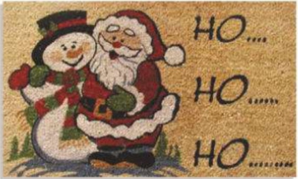 Picture of Geo Crafts G623 18 x 30 in. Coir Ho Ho Ho Welcome Doormat