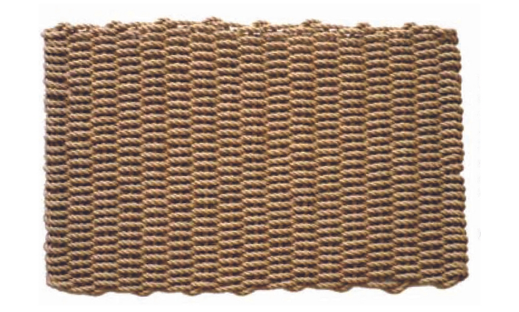 G204-30 Hand Woven Welcome Doormat - Beige - 18 x 30 in. - Durable & Reversible
