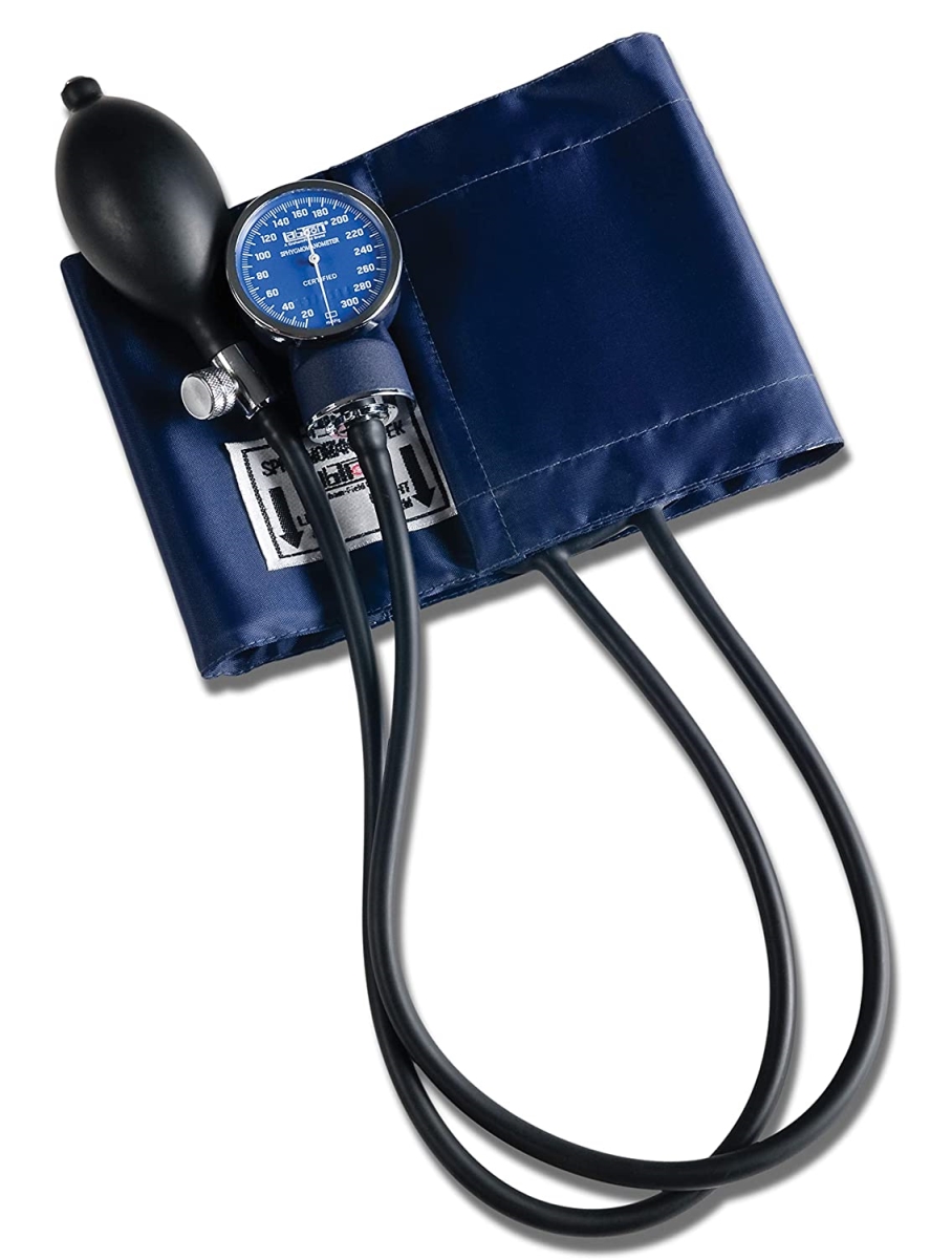 Picture of GF Health Products 202S-X Labstar Deluxe Nylon Sphygmomanometer, Blue