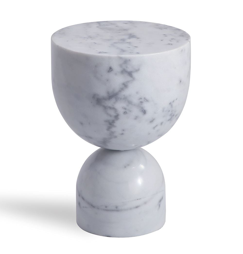 Peleope Side Table, White