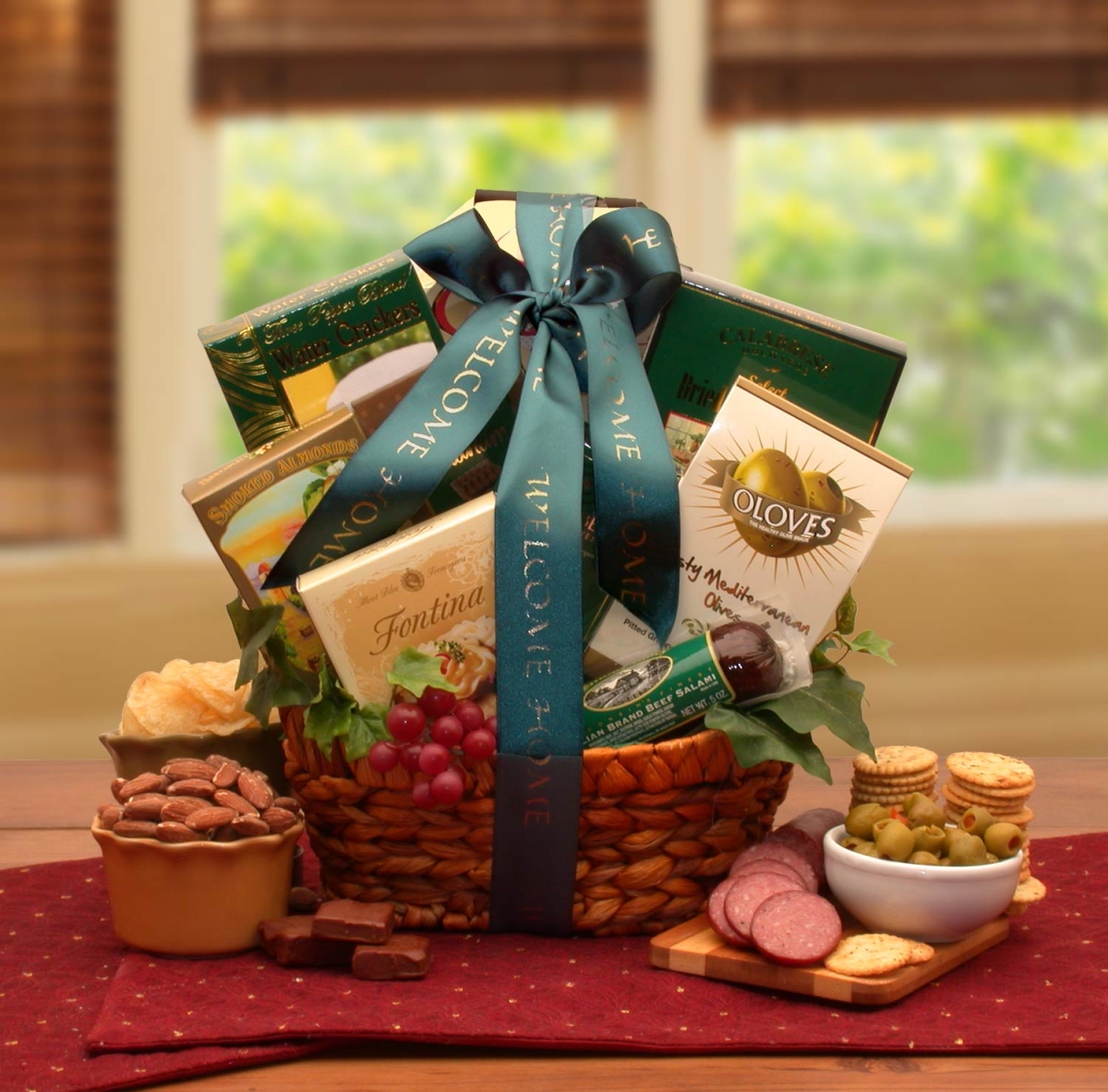 Picture of Gift Basket Drop 810132 Congratulations On Your New Home Housewarming Basket