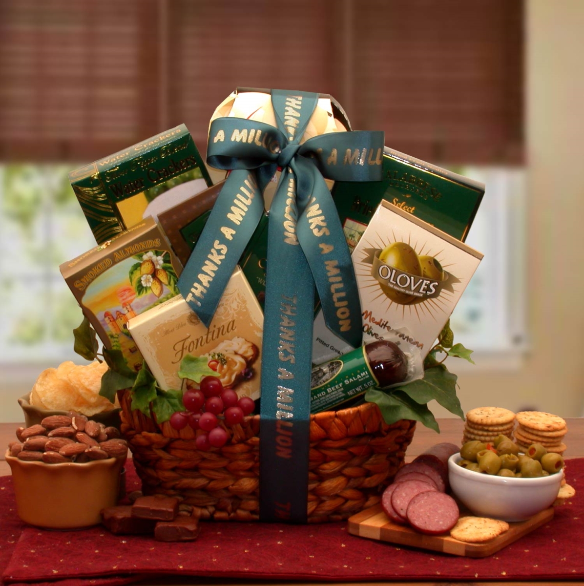 Picture of Gift Basket Drop 830172 A Gourmet Thank You Gift Basket