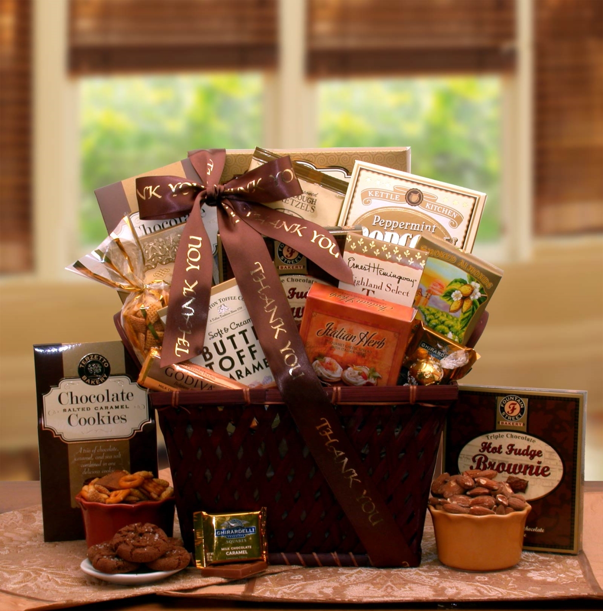 Picture of Gift Basket Drop 830212 A Very Special Thank you Gourmet Gift Basket