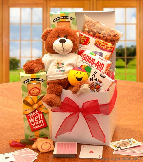 Picture of Gift Basket Drop Shipping 818021 A Touch of Get Well Soon Sunshine Care Package