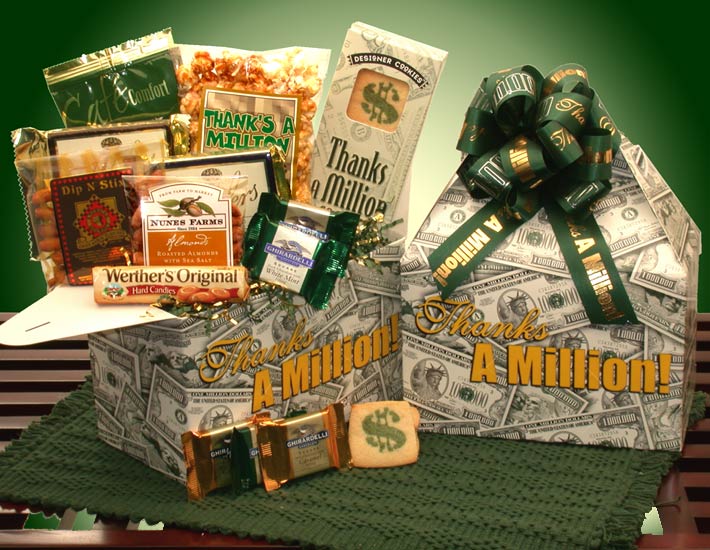 Picture of Gift Basket Drop Shipping 818022 Thanks A Million Deluxe Care Package