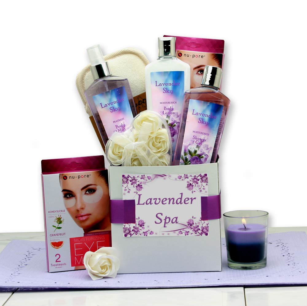 Picture of Gift Basket Drop Shipping 819852 Spa Care Package - Lavender