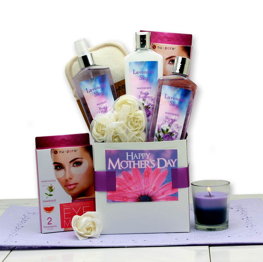 Picture of Gift Basket Drop Shipping 819852MD Mothers Day Spa Care Package - Lavender