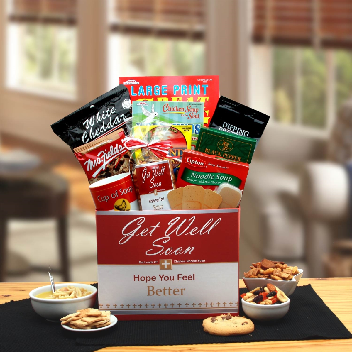 Picture of GBDS 813532 Chicken Noodle Soup Get Well Gift Box