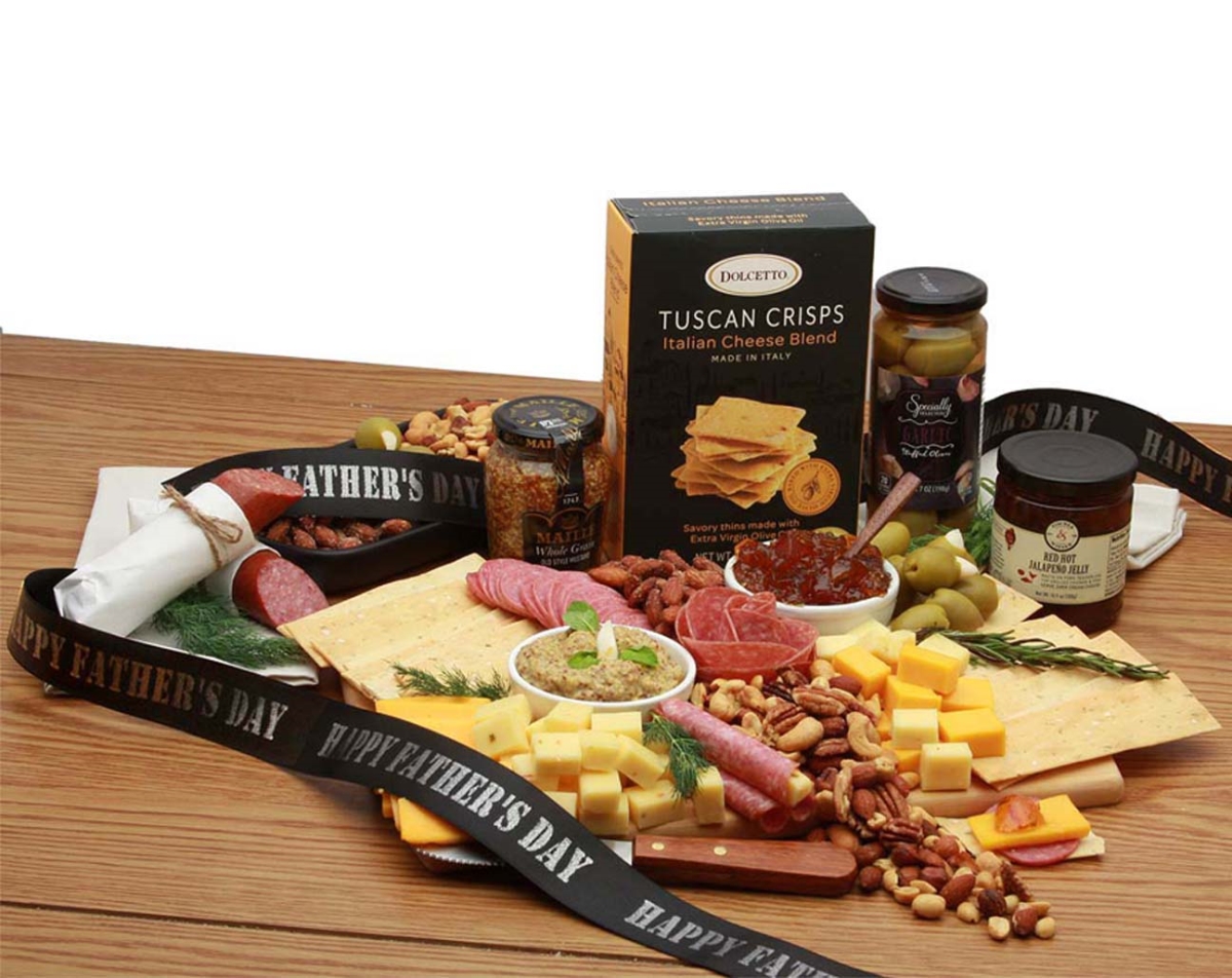 Picture of GBDS 852432 Father&apos;s Day Meat & Cheese Charcuterie Board - 852432
