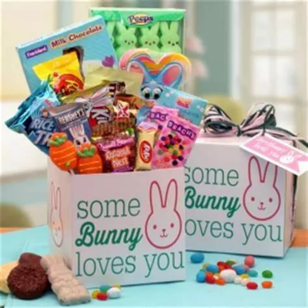 Picture of Gift Basket Drop 915792 Some Bunny Loves You Easter Care Delightful Gift