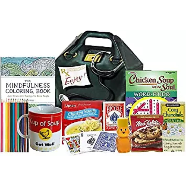 Picture of Gift Basket Drop 8113872 Get Well Anti-Stress & Relaxation Care&#44; Gift Basket for Women
