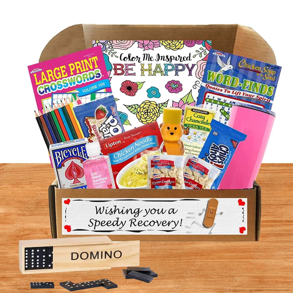 Picture of Gift Basket Drop 8113802 Wishing You A Speedy Recovery Care Get Well Soon Gifts for Women