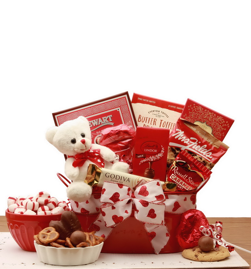 Picture of Gift Basket Drop 8162412 From My Heart Valentines Day Gift Set