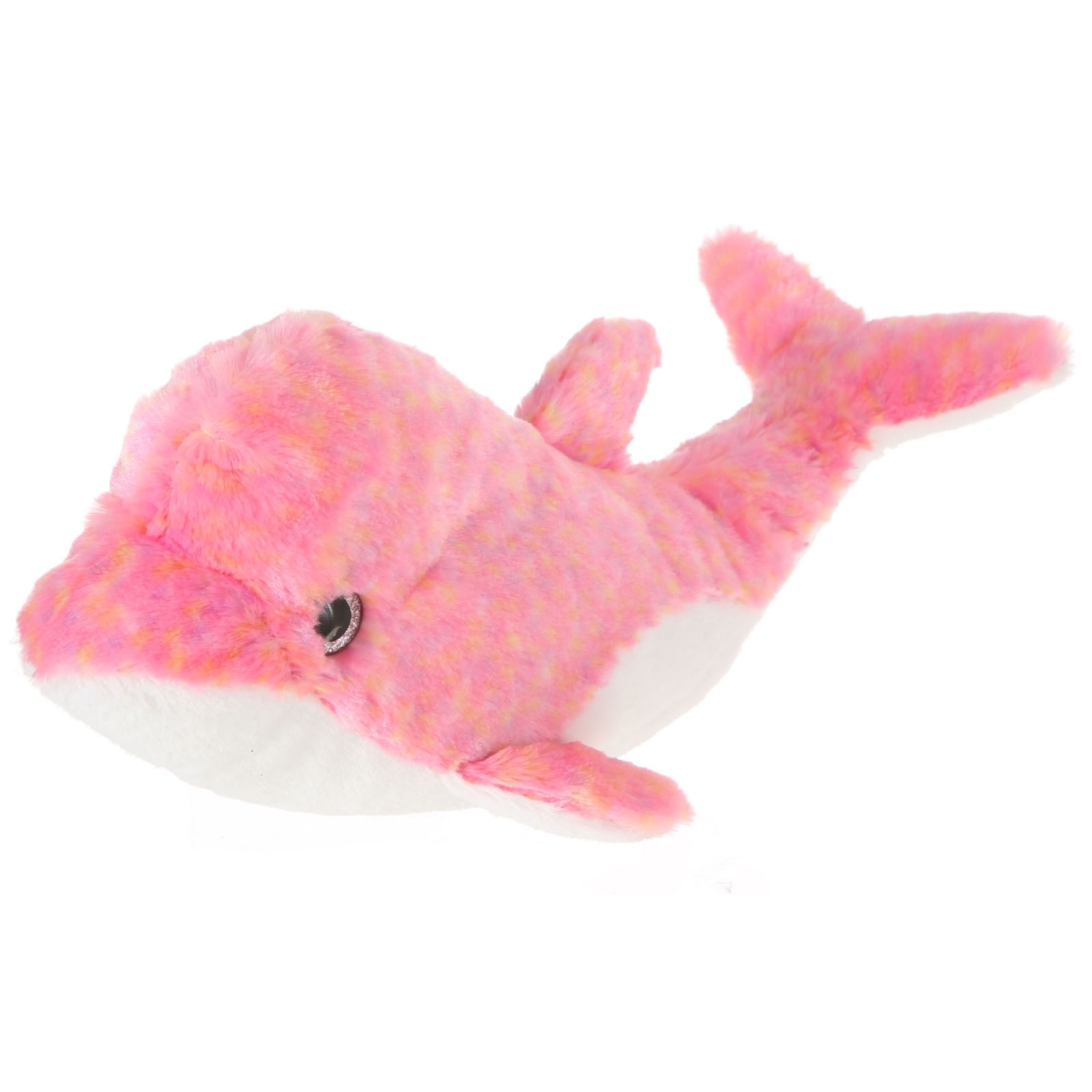 Picture of Giftable World A15107 14 in. Plush Tie Dye Dolphin - Pink