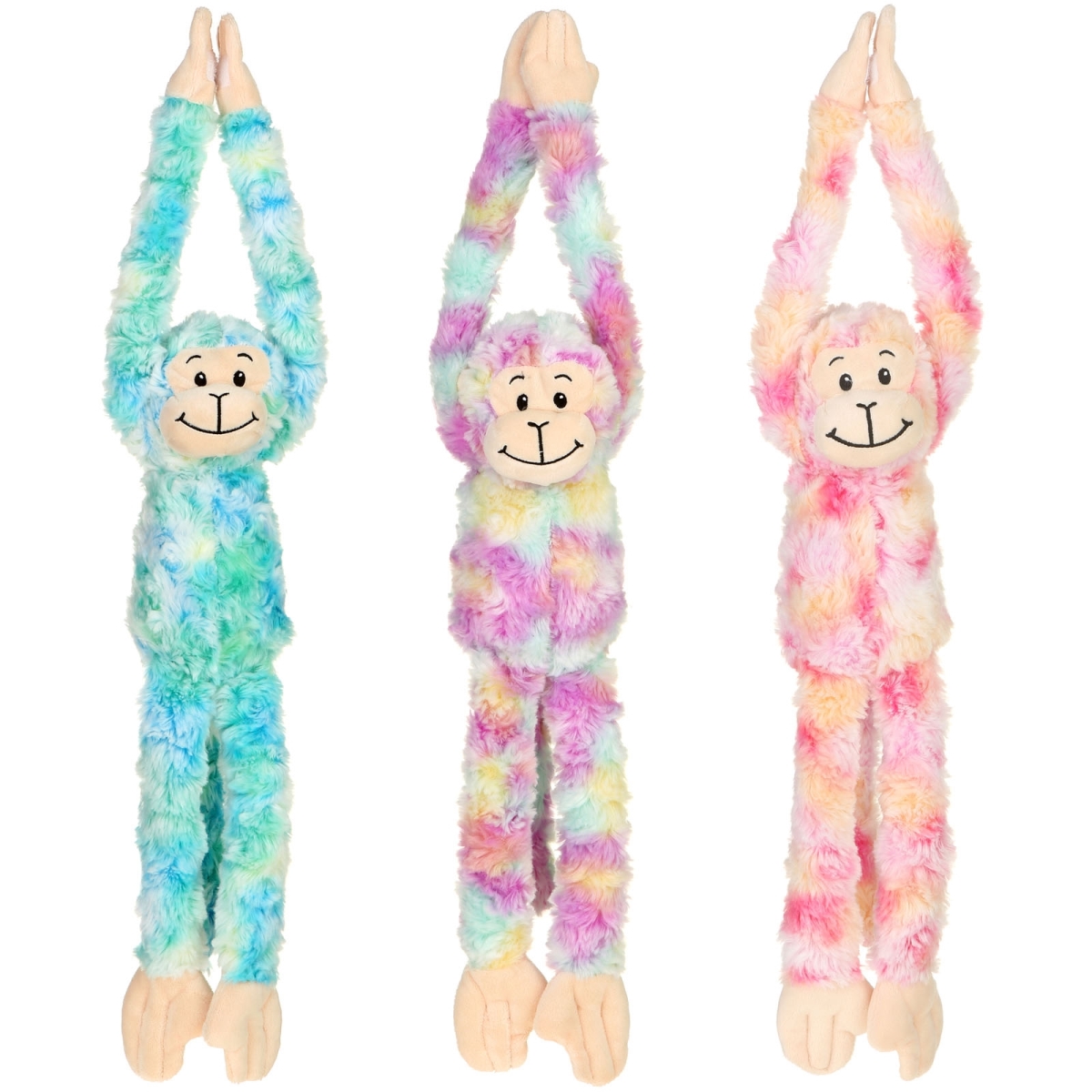 Picture of Giftable World A08071 18 in. Plush Long Arms Monkey - 3 Assorted Color