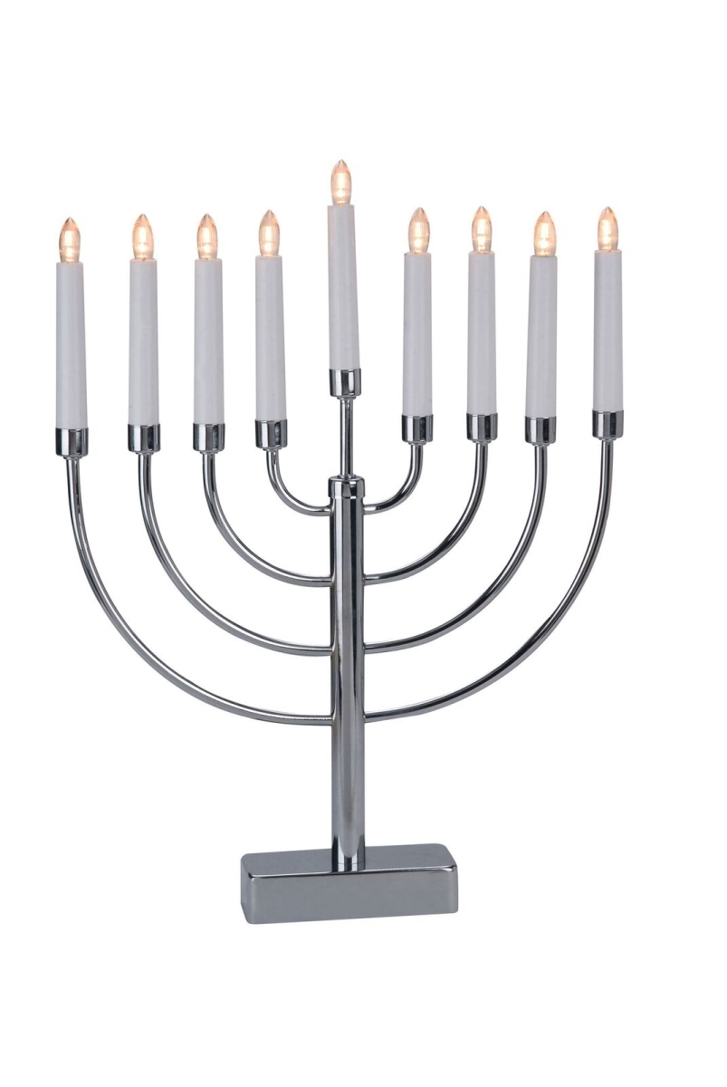 Picture of Giftmark EM-661-C Menorah with Chrome Plated Candle Holder