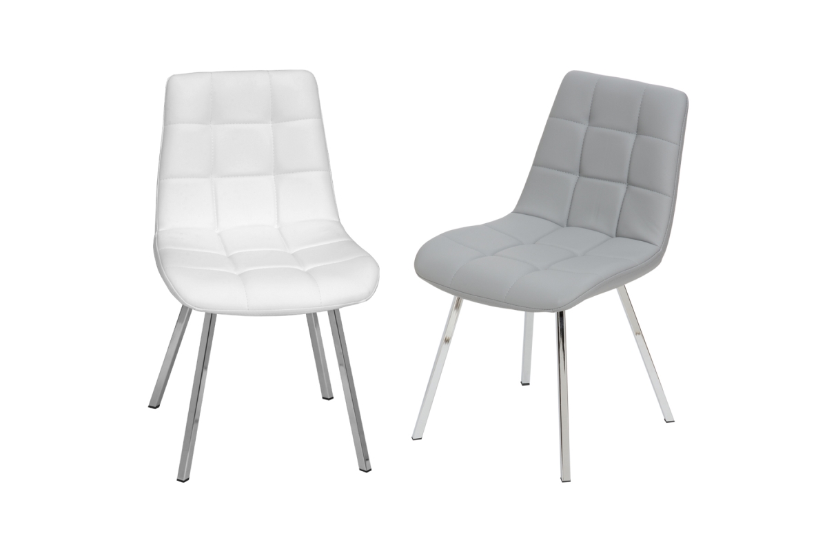 Picture of Gift Mark 3081GW Mid-Century Modern Kids Arm Chair&#44; Grey & White - Set of 2