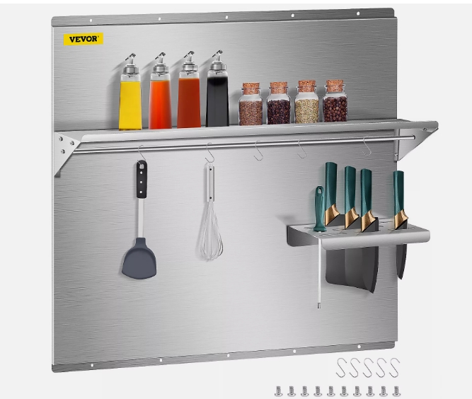 Picture of VEVOR VEV1 VEVOR Stainless Steel Backsplash
