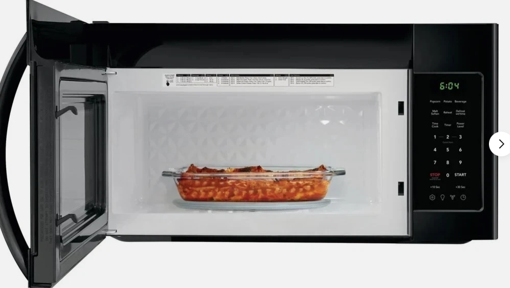 Picture of Frigidaire  Frigidaire1 FRIGIDAIRE FFMV1846VB - 30&apos; Over the Range Microwave with 1.8 Cu. Ft Capacity