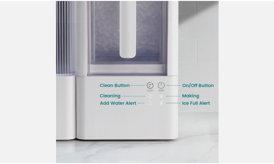 Picture of Gevi MNKJ7 Gevi Adella Nugget Ice Maker Countertop Chewable Ice Machine