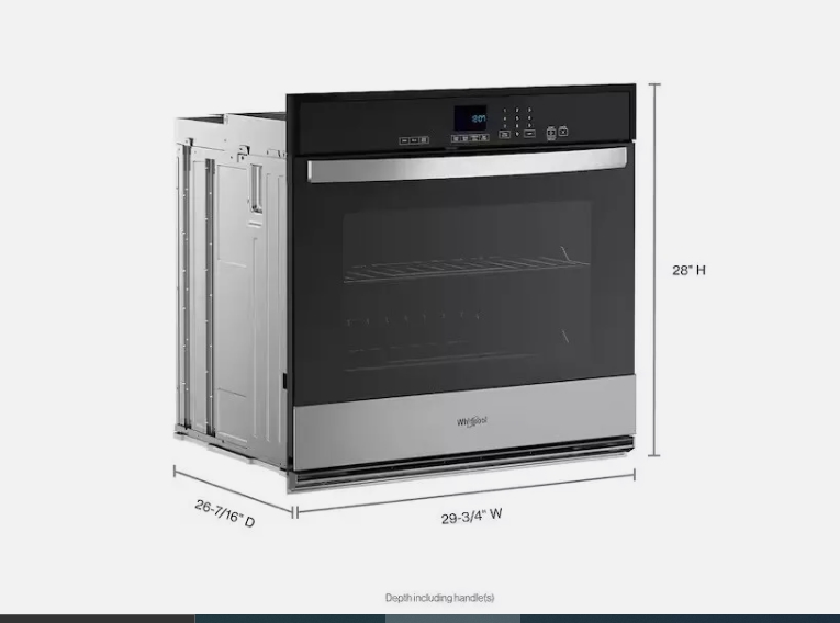 Picture of Whirlpool Whirlpool1 Whirlpool WOES3030LS 30&apos; Stainless Electric Single Wall Oven
