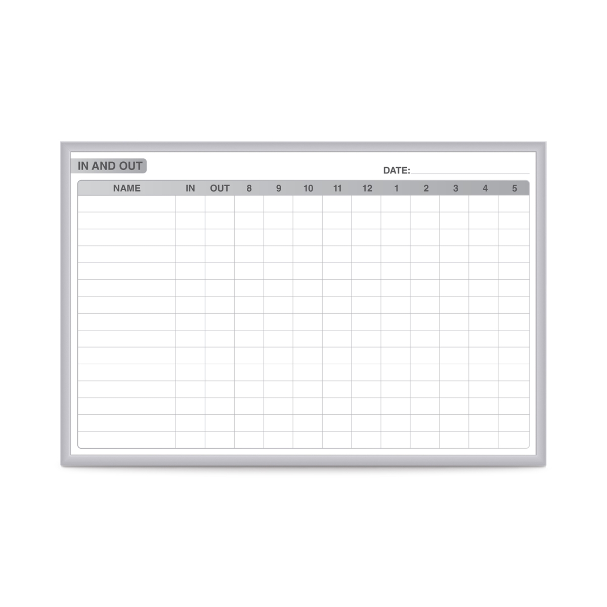 Ghent GRPM301E-46 In & Out Magnetic Whiteboard, 4 x 6 ft.